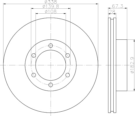 NF PARTS Piduriketas NF1111861